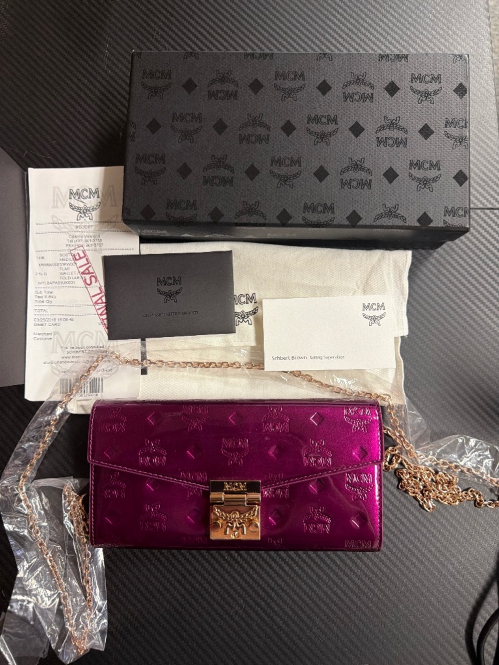 MCM chain wallet
